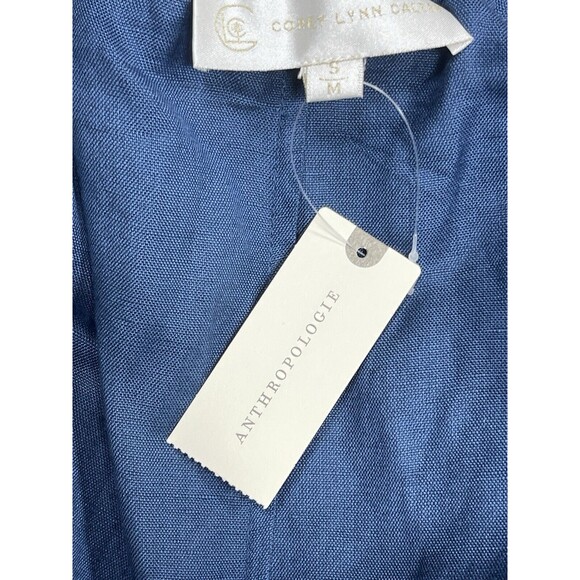 Anthropologie Corey Lynn Calter Jumpsuit Women Blue Sleeveless Linen Small NWT - Picture 10 of 10